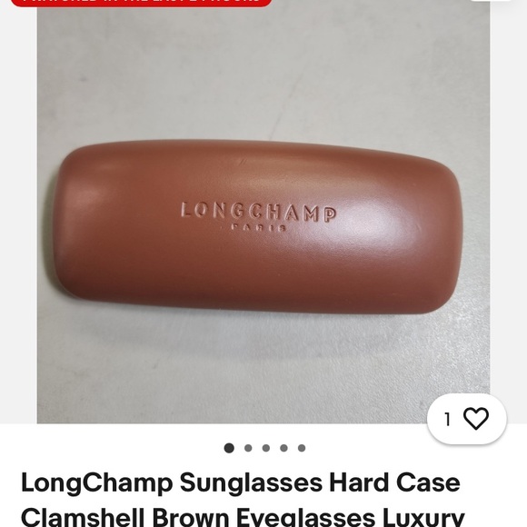 Longchamp Accessories - Longchamp Tan Sunglasses Case